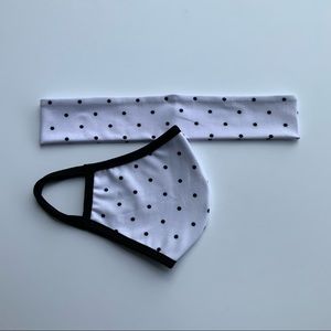 Set of Headbands & Face Mask, Reusable Mask,Adult